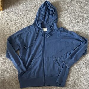 Aerie Blue Zip-Up Hoodie